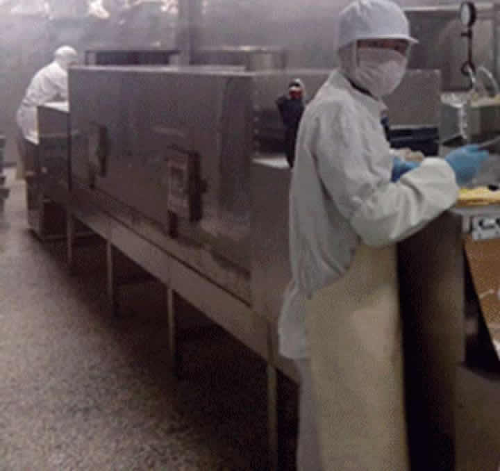 Industrial microwave defrosting equipment